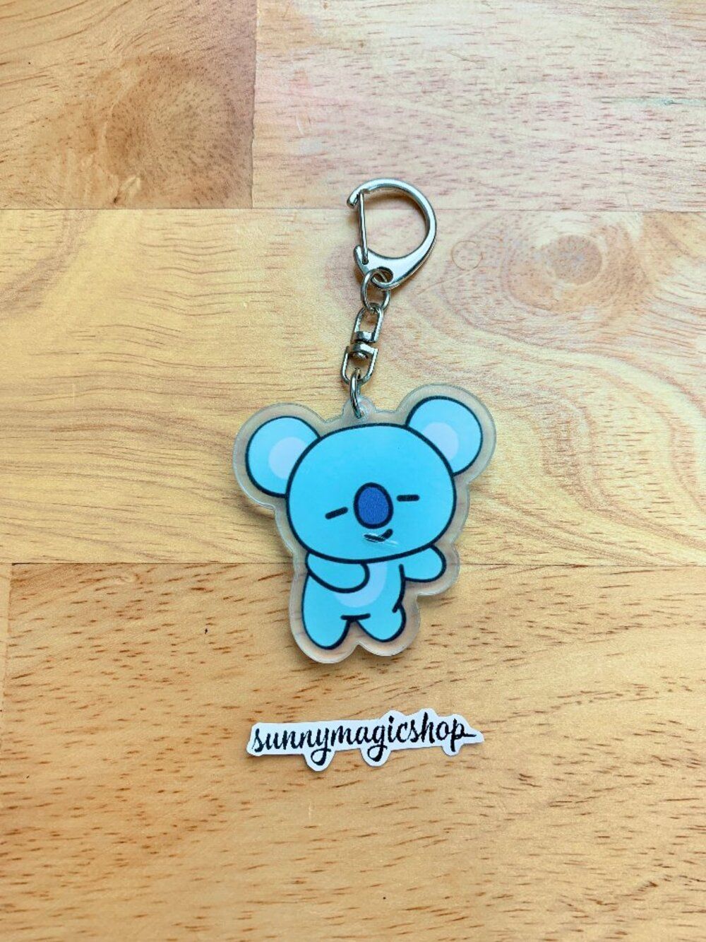 BTS BT21 Baby Line Friends Acrylic Keychain Dancing Koya Kim Namjoon